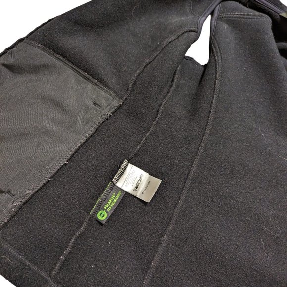 Eddie Bauer Women's Black Fleece Vest - Polartec Zip Up w/Pockets Size Small - Picture 6 of 11